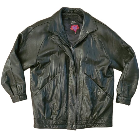 Women's Verducci Leather Thermolite Coat Jacket. Removable Lining. Large - Picture 3 of 13